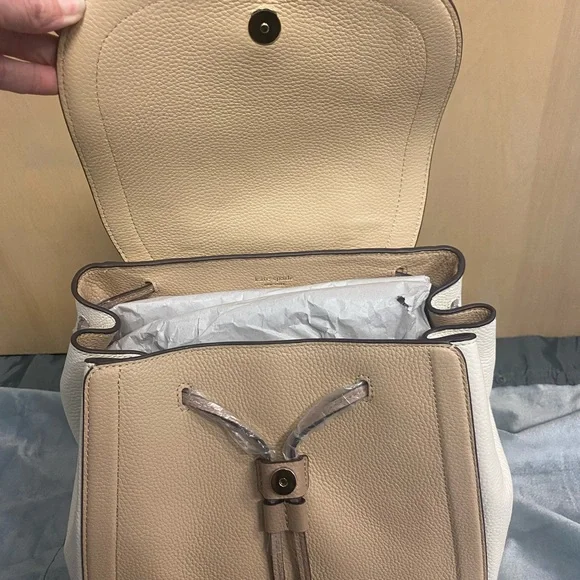Kate Spade Tan and Cream Backpack - Picture 10 of 10